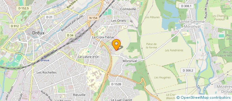 localisation de l'entreprise SYNDICAT MIXTE EURE - BLAISE - VESGRE à SAINTE-GEMME-MORONVAL