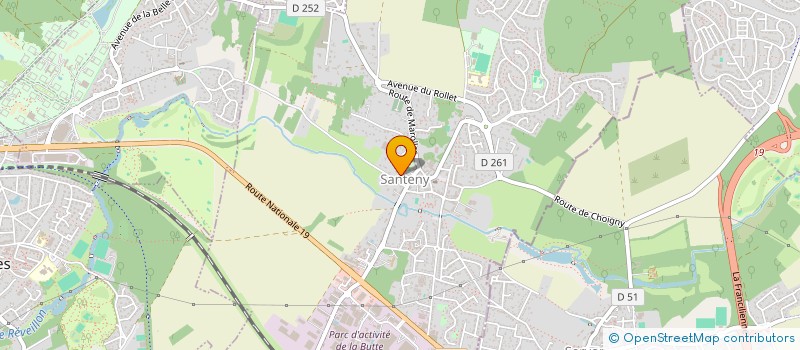 localisation de l'entreprise SYNDICAT MIXTE FERME DES EAUX SERVON SANTENY  SANTENY