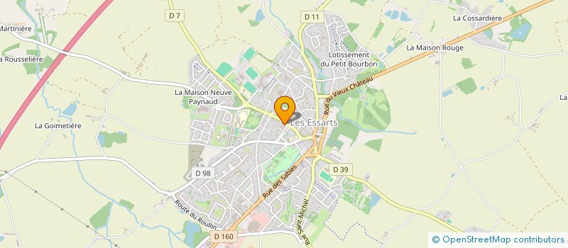localisation de l'entreprise SYNDICAT MIXTE FERME GENDARMERIE D'ESSARTS-EN-BOCAGE à ESSARTS-EN-BOCAGE