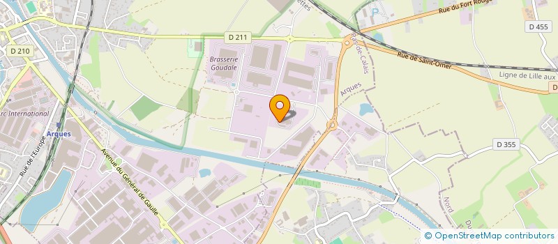 localisation de l'entreprise SYNDICAT MIXTE FLANDRE MORINIE à ARQUES