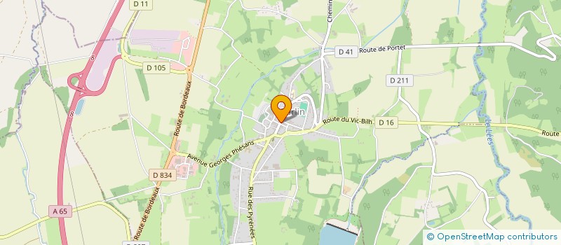 localisation de l'entreprise SYNDICAT MIXTE GARLIN-PYRENEES à GARLIN