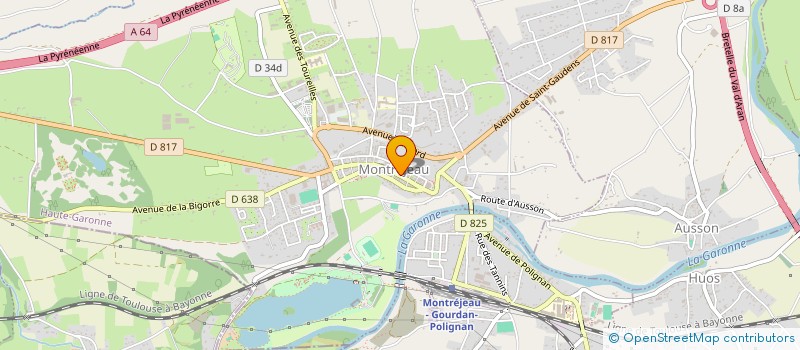 localisation de l'entreprise SYNDICAT MIXTE GARONNE AMONT à MONTREJEAU