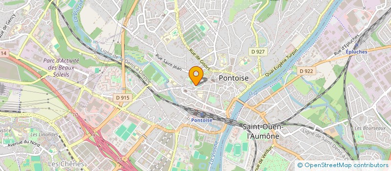 localisation de l'entreprise SYNDICAT MIXTE GESTION FOURRIERE ANIMALE à PONTOISE