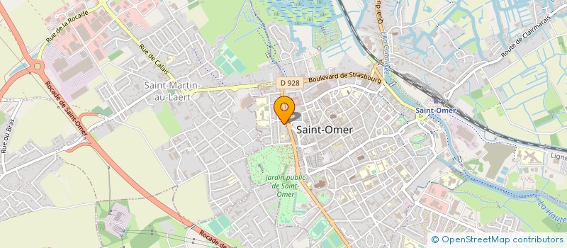 localisation de l'entreprise SYNDICAT MIXTE INSTITUTION INTERCOMMUNALE DES WATERINGUES à SAINT-OMER