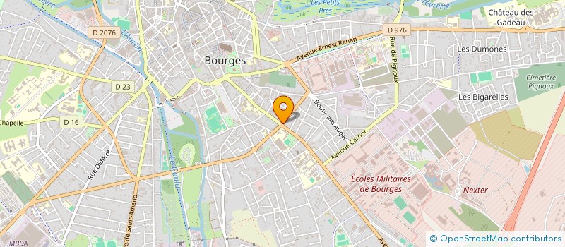 localisation de l'entreprise SYNDICAT MIXTE INTERCOMMUNAL A VOCATION DE TRANSPORTS URBAINS AGGLOMERATION DE BOURGES à BOURGES