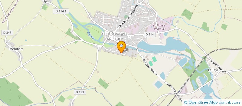 localisation de l'entreprise SYNDICAT MIXTE INTERCOMMUNAL POUR LE RAMASSAGE ET LE TRAITEMENT DES ORDURES MENAGERES DE COURVILLE SUR EURE, LA LOUPE ET à COURVILLE-SUR-EURE