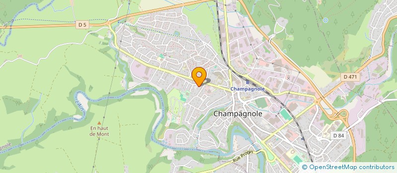 localisation de l'entreprise SYNDICAT MIXTE INTERCOMMUNAUTAIRE DE GESTION DU DOMAINE NORDIQUE DE LA HAUTE-JOUX à CHAMPAGNOLE