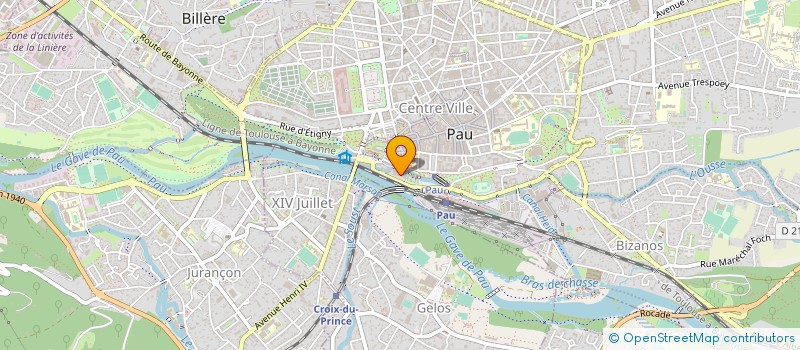 localisation de l'entreprise SYNDICAT MIXTE LA FIBRE64 à PAU