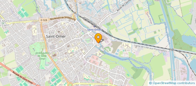 localisation de l'entreprise SYNDICAT MIXTE LYS AUDOMAROIS à SAINT-OMER