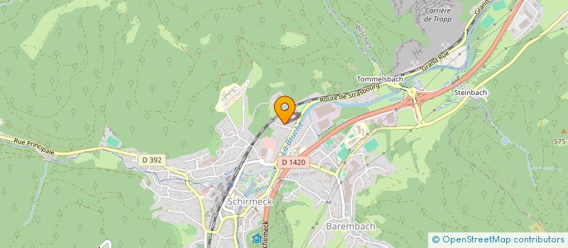 localisation de l'entreprise SYNDICAT MIXTE MEMORIAL ALSACE-MOSELLE à SCHIRMECK