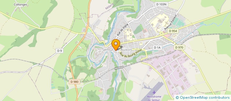 localisation de l'entreprise SYNDICAT MIXTE MUSIQUE EN AUXOIS MORVAN à SEMUR-EN-AUXOIS