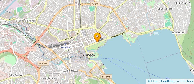 localisation de l'entreprise SYNDICAT MIXTE OUVERT FUNIFLAINE à ANNECY