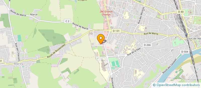 localisation de l'entreprise SYNDICAT MIXTE OUVERT POUR LA RESTAURATION COLLECTIVE à NEVERS
