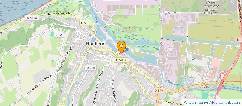 localisation de l'entreprise SYNDICAT MIXTE POUR INSERTION SOCIALE ET PROFESSIONNELLE à HONFLEUR