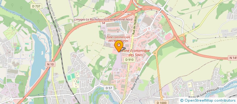 localisation de l'entreprise SYNDICAT MIXTE POUR L'ACCUEIL DES GENS DU VOYAGE EN CHARENTE à GOND-PONTOUVRE