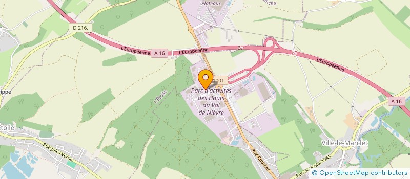 localisation de l'entreprise SYNDICAT MIXTE POUR L'AMENAGEMENT DE LA ZAC DES HAUTS PLATEAUX à FLIXECOURT