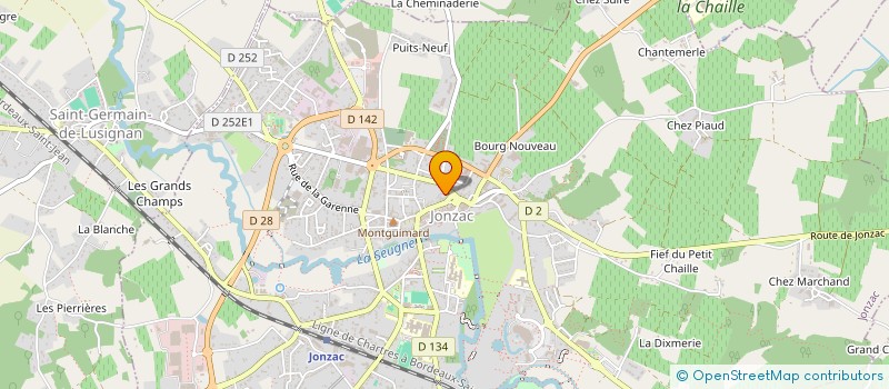 localisation de l'entreprise SYNDICAT MIXTE POUR L'AMENAGEMENT DES DIGUES DE LA GIRONDE à JONZAC