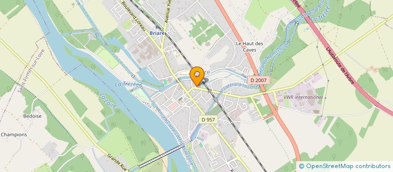localisation de l'entreprise SYNDICAT MIXTE POUR L'AMENAGEMENT ET L'EXPLOITATION DE L'AERODROME DE BRIARE-CHATILLON à BRIARE