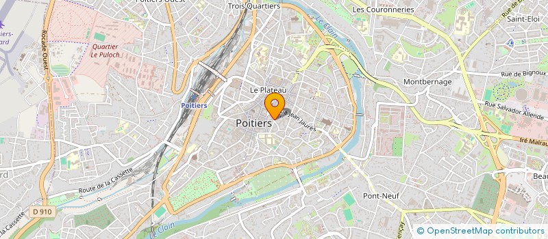 localisation de l'entreprise SYNDICAT MIXTE POUR L'ECOLE DE L'IMAGE à POITIERS