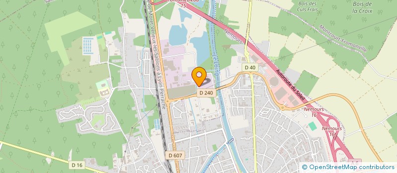 localisation de l'entreprise SYNDICAT MIXTE POUR L'ENLEVEMENT ET LE TRAITEMENT DES ORDURES MENAGERES DE LA VALLEE DU LOING  SAINT-PIERRE-LES-NEMOURS