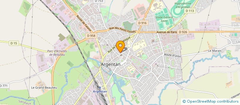 localisation de l'entreprise SYNDICAT MIXTE POUR L'INFORMATISATION DES COLLECTIVITES à ARGENTAN