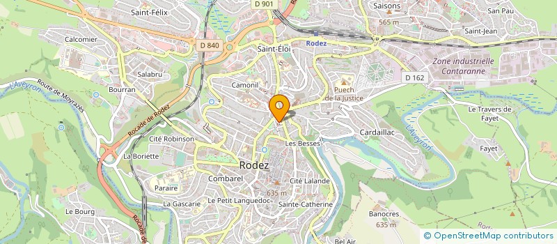 localisation de l'entreprise SYNDICAT MIXTE POUR LA MODERNISATION NUMERIQUE ET L'INGENIERIE INFORMATIQUE DES COLLECTIVITES ET ETABLISSEMENTS PUBLICS  RODEZ