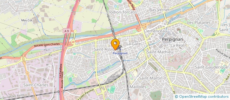 localisation de l'entreprise SYNDICAT MIXTE POUR LA PRODUCTION D'EAU POTABLE LEUCATE-LE BARCARES à PERPIGNAN