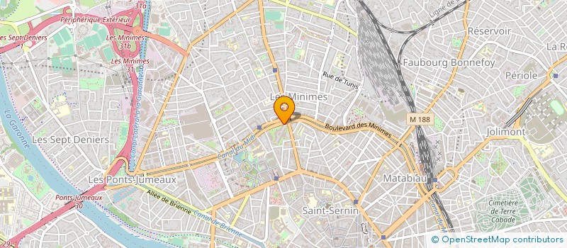 localisation de l'entreprise SYNDICAT MIXTE POUR LA REMISE EN NAVIGABILITE DU TARN à TOULOUSE