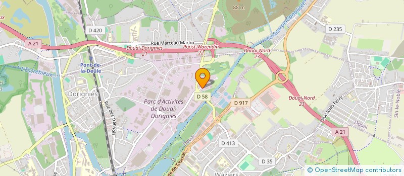 localisation de l'entreprise SYNDICAT MIXTE POUR LE SCHEMA DE COHERENCE TERRITORIALE DU GRAND DOUAISIS à DOUAI