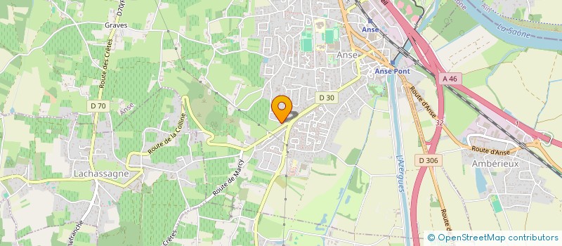 localisation de l'entreprise SYNDICAT MIXTE SAONE TURDINE à ANSE