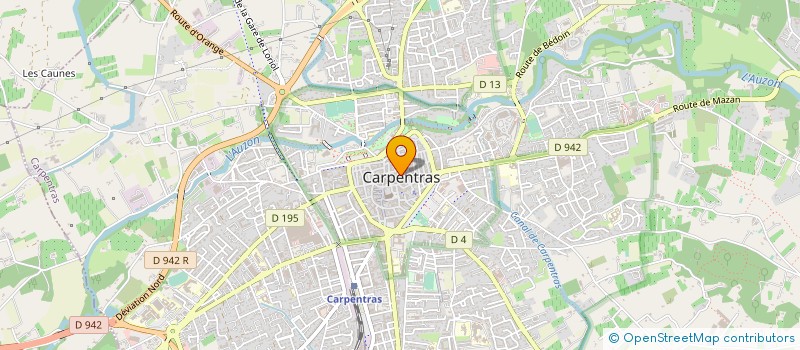 localisation de l'entreprise SYNDICAT MIXTE SY.NO.VA  CARPENTRAS