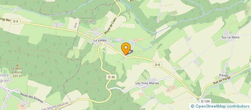 localisation de l'entreprise SYNDICAT MIXTE VALLEE DE HAMARS à THURY-HARCOURT-LE-HOM