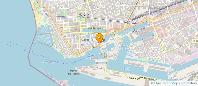 localisation de l'entreprise SYNDICAT N 48-49 à LE HAVRE