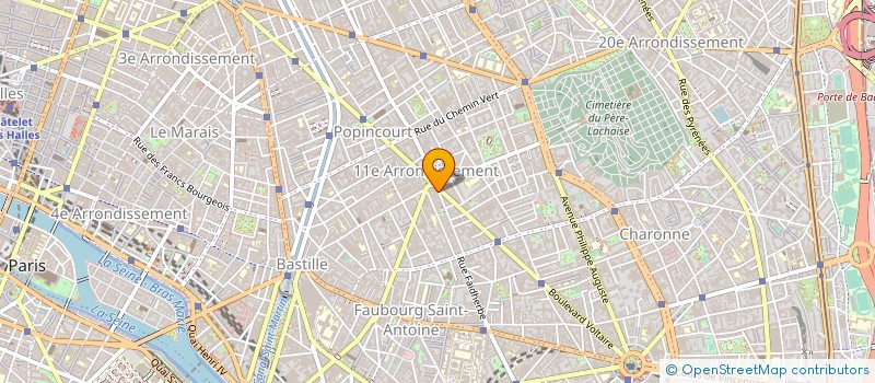 localisation de l'entreprise SYNDICAT NAT ARCHITECTES INTERIEUR à PARIS