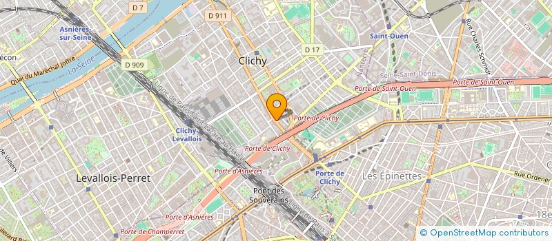 localisation de l'entreprise SYNDICAT NATIONAL BETON PRET EMPLOI à CLICHY