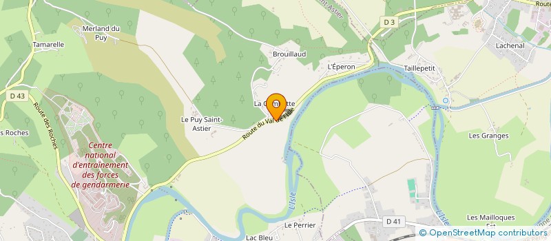 localisation de l'entreprise SYNDICAT NATIONAL DE PERSONNELS CIVILS FO GENDARMERIE à LIMOGES