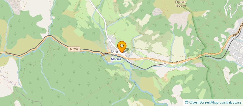 localisation de l'entreprise SYNDICAT NATIONAL DES ACCOMPAGNATEURS EN MONTAGNE à SAINT-ANDRE-LES-ALPES