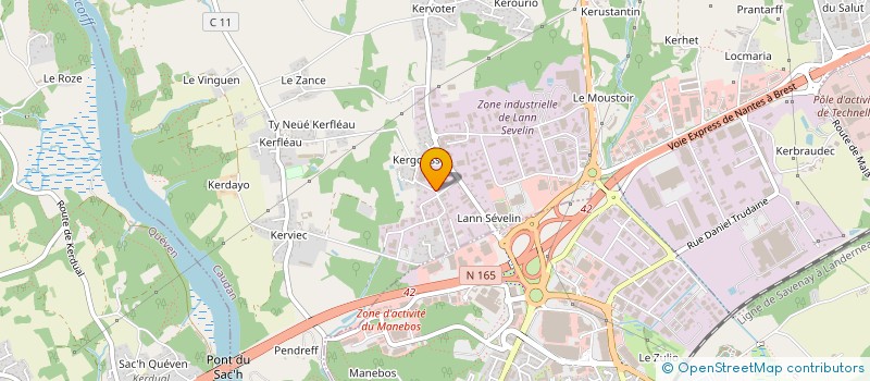 localisation de l'entreprise SYNDICAT NATIONAL DES AGENTS GENERAUX D'ASSURANCE DES SOCIETES ABEILLE ASSURANCE ET ABEILLE VIE  CAUDAN