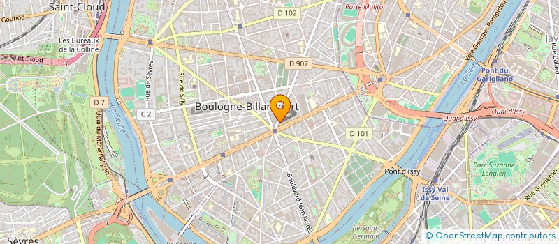 localisation de l'entreprise SYNDICAT NATIONAL DES ALCOOLOGUES à BOULOGNE-BILLANCOURT