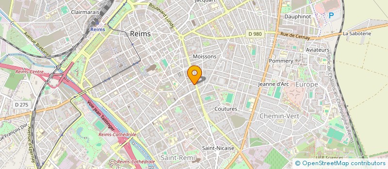 localisation de l'entreprise SYNDICAT NATIONAL DES ENTREPRISES DE SOINS ET D'ESTHETIQUE A DOMICILE  REIMS