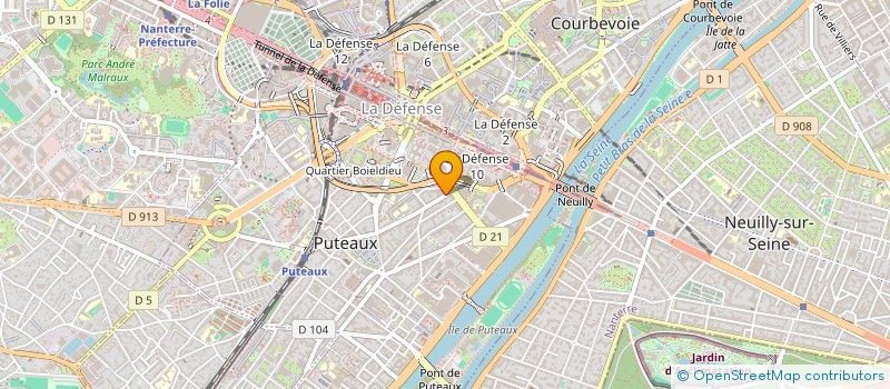 localisation de l'entreprise SYNDICAT NATIONAL DES INGREDIENTS AROMATIQUES ALIMENTAIRES à PUTEAUX