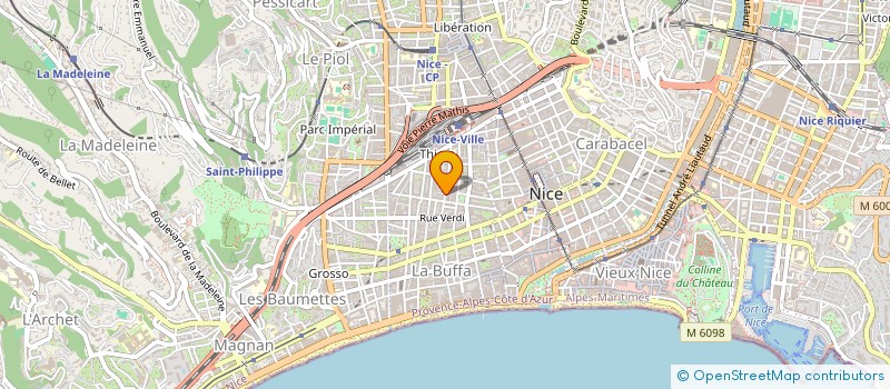 localisation de l'entreprise SYNDICAT NATIONAL DES SOPHROLOGUES  NICE