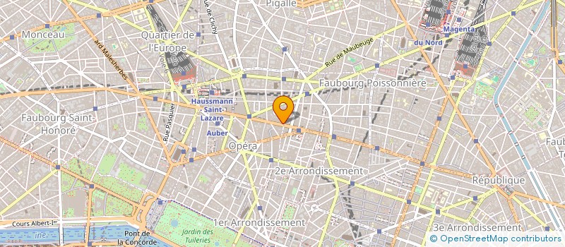 localisation de l'entreprise SYNDICAT NATIONAL DES TELEVISIONS INDEPENDANTES PRIVEES  PARIS