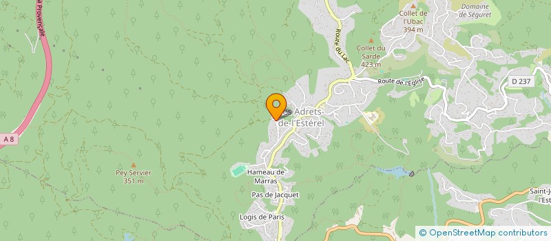 localisation de l'entreprise SYNDICAT NATIONAL INDEPENDANT DES AGENTS TERRITORIAUX à LES ADRETS-DE-L'ESTEREL