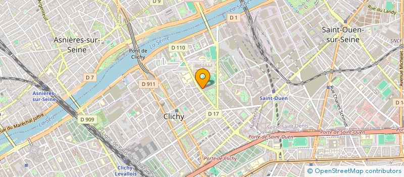 localisation de l'entreprise SYNDICAT NATIONAL PROFESSIONNEL DES MAITRES NAGEURS SAUVETEURS DIPLOMES D ETAT à CLICHY