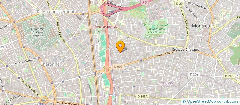 localisation de l'entreprise SYNDICAT NATIONAL SPORT, SANTE, SOCIAL ET ACTIVITES CONNEXES  BAGNOLET