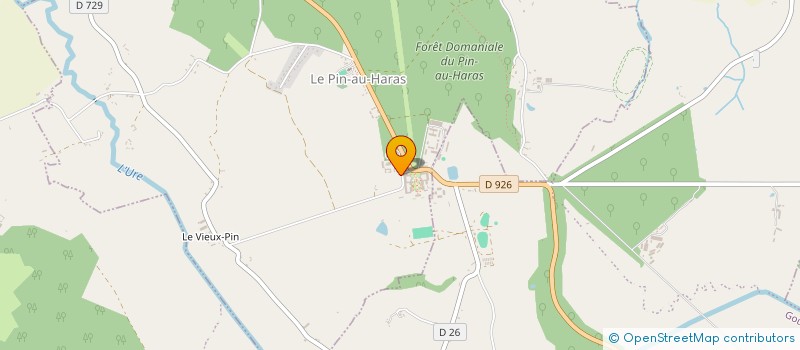 localisation de l'entreprise SYNDICAT NORMAND DU CHEVAL PERCHERON à LE PIN-AU-HARAS