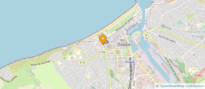 localisation de l'entreprise SYNDICAT PATRONAL DE COIFFEURS DE DIEPPE à DIEPPE