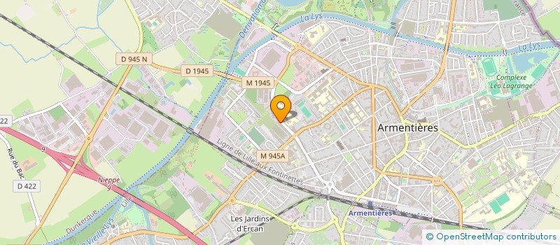 localisation de l'entreprise SYNDICAT PATRONAL TEXTILE  ARMENTIERES