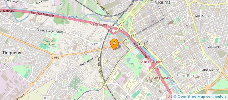 localisation de l'entreprise SYNDICAT PECHEURS A LA LIGNE  REIMS